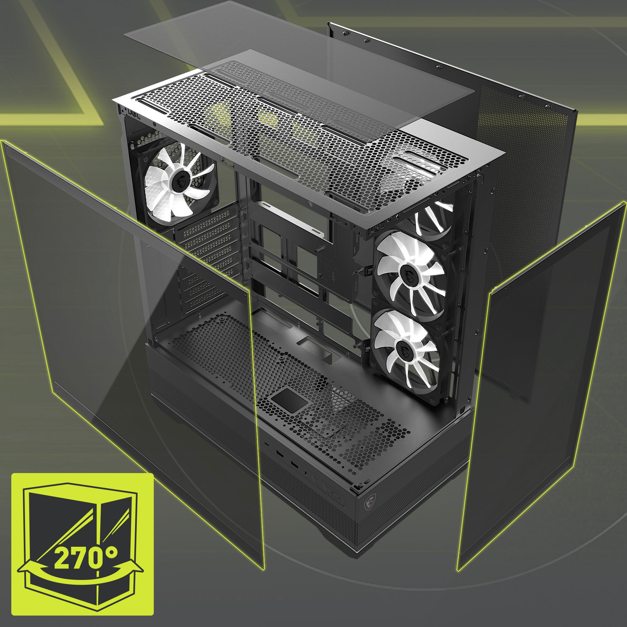 MSI MAG PANO 110R PZ Computer Case